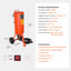 Sableuse robuste de 10 gallons, sableuse à haute pression 60-110 PSI, réservoir de sablage portable, trousse de sablage à l'air avec 2 buses en céramique et tuyau de 7,5 pi pour enlever les taches, la rouille et la peinture