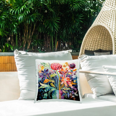 Coussin intérieur/extérieur Floral