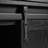 Black 53.7-Inch Farmhouse-Style Kitchen Island With Barn Door And Outlets, Folding Tabletop + Movable Spice Rack.