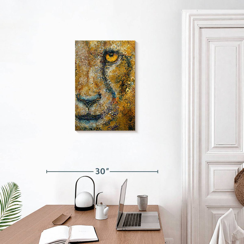 Brampt Cheetah, 24" H x 16" W
