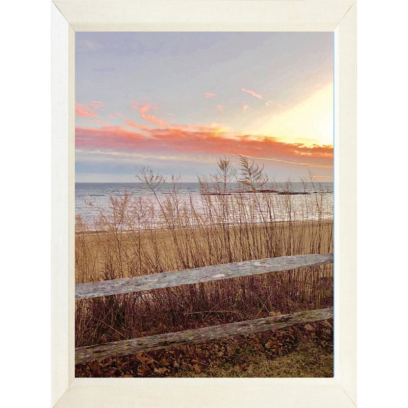 Vagues de grain d'ambre - photographie, Papier encadré blanc, Pas de tapis, H 26,5 po x l 20,5 po x P 1,25 po