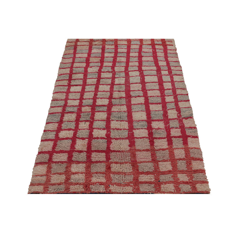 One-of-a-Kind Rectangle 4'2"x7'4" Hand Knotted Area Rug