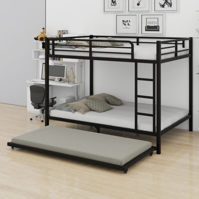 Metal Bunk Bed With Trundle