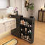 Armoire de rangement latérale escamotable de 7,87 po de diamètre avec rangement industriel en osier pour espaces étroits et petits espaces-131663047