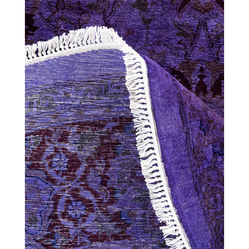 Tapis mauve nouvel âge 6 pi 1 po Dainara