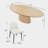 Nina 7-Piece Oval Dining Table Sets-122904077