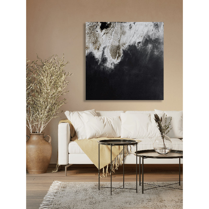 Skyfall On Giclee Canvas Hand Embellished Art, 30" H x 30" W x 1.5" D, Wrapped Canvas