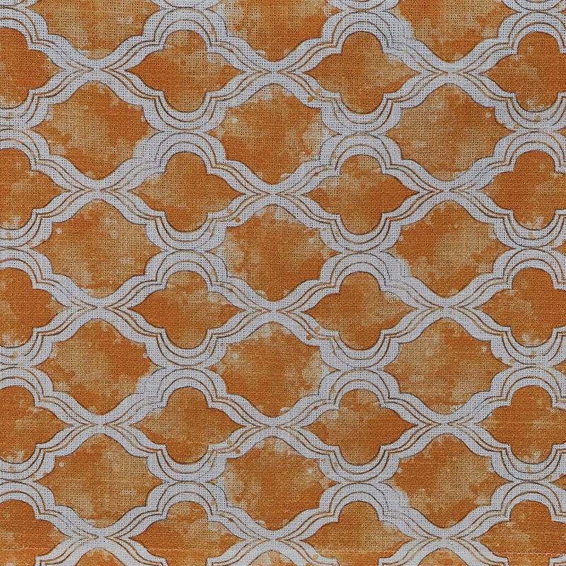 Chemin de table rectangulaire Cindina, Orange