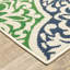 Tapis intérieur / extérieur bleu / vert Aganlane Morrocan Medallions-1024039190
