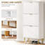 18 Pair Flip Down Shoe Storage