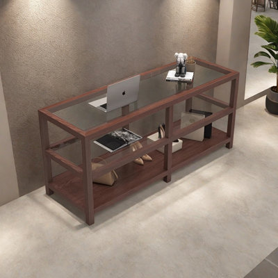 Armoire pour îlot central en verre