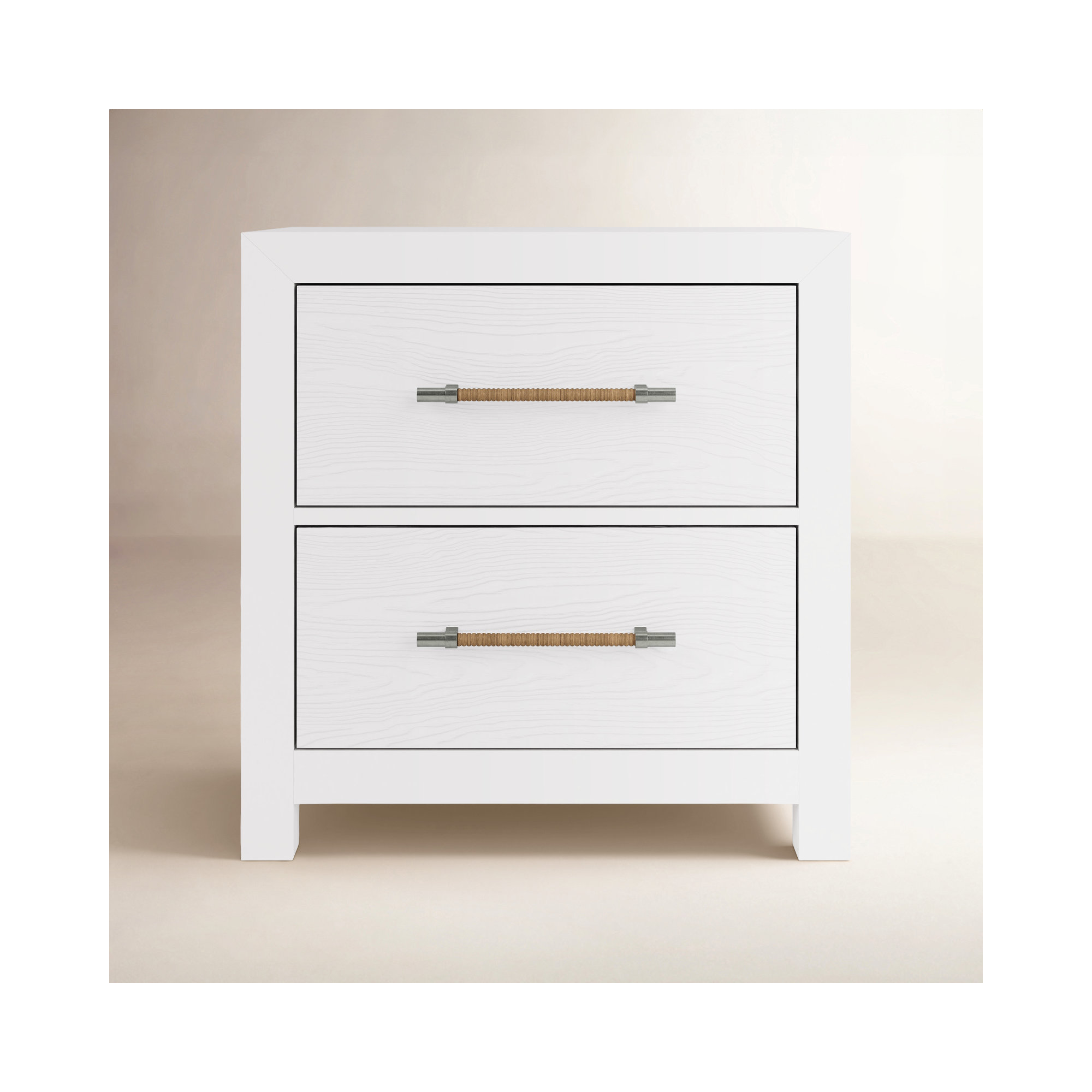 Lana 2 - Drawer Nightstand, White