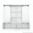 The multifunctional entryway cabinet features sliding rails for ample storage space, cleverly combining a storage unit with a tree-shaped entryway design. Ideal for living rooms and hallways,White-2005669195
