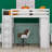 Janais Twin 6 Drawer Loft Bed with Bookcase and Built-in-Desk by Munora-1003048300