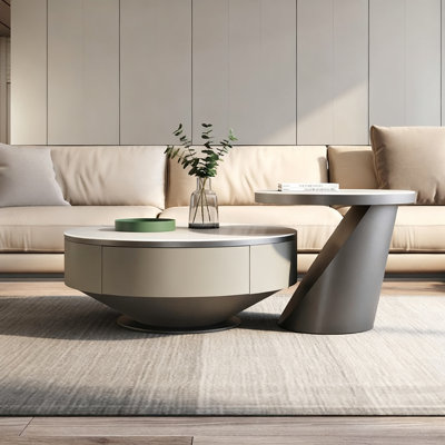 Italian style sintered stone tea table