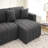 Wool Right Facing Sectional Sofa With Chaise