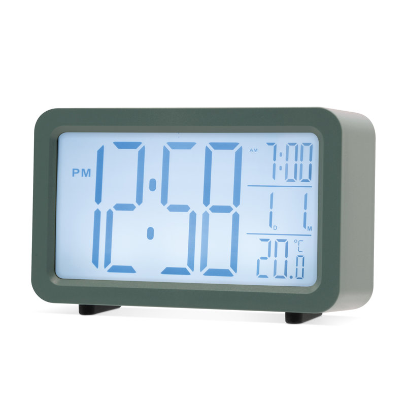 Acctim Harley Superbrite® Modern Digital Alarm Clock, Storm Blue