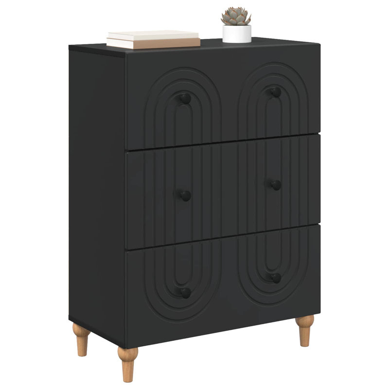 Rectangle Accent Chest, Black