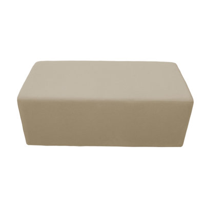 Outdoor 24" x 48" Rectangle Ottoman with Sunbrella®, 18" H -