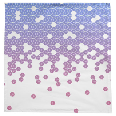 Leffel Tumbling Cube Pattern Tablecloth