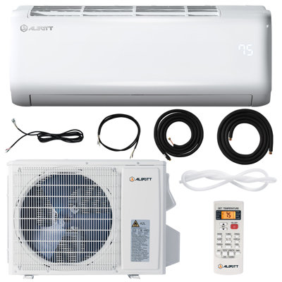 Willowmere Mini Split Air Conditioner and Heater, 24000 BTU Inverter Energy-Efficient AC with Self-Cleaning, Easy Installation, Ideal for Home, Office Use, SEER2 19, 220V