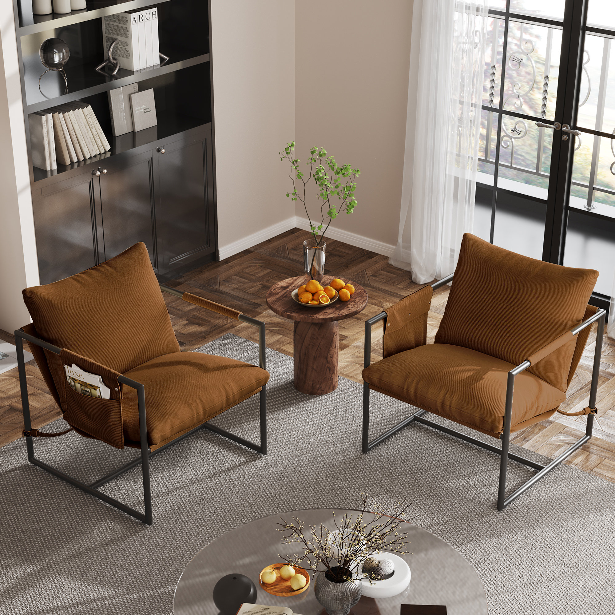 Latitude Run® Modern Accent Sling Chair Set Of 2 & Reviews - Wayfair Canada