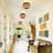 Rattan LED Semi Flush Mount
