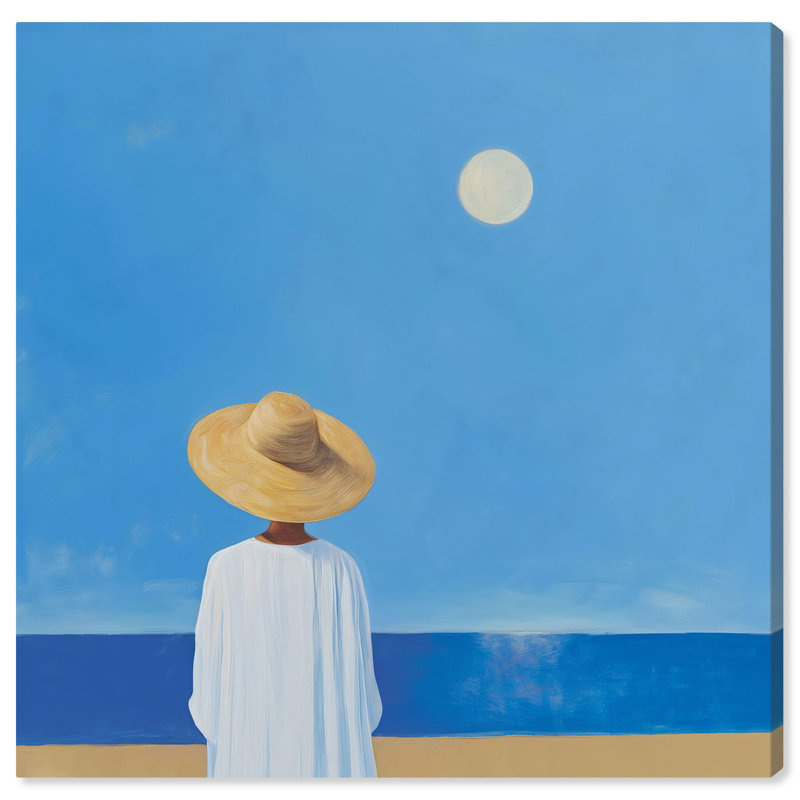 «Beachside Dreamer» par Art Remedy, Toile tendue, H 30 po x l 30 po x P 1,5 po