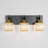 3 - Light Crystal Wall Vanity Light