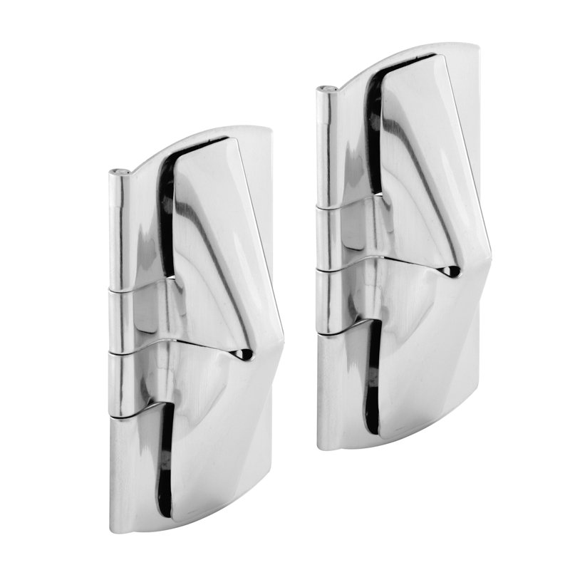Serrure de fenêtre en acier inoxydable à finition naturelle 1 po x 2 po Prime-Line