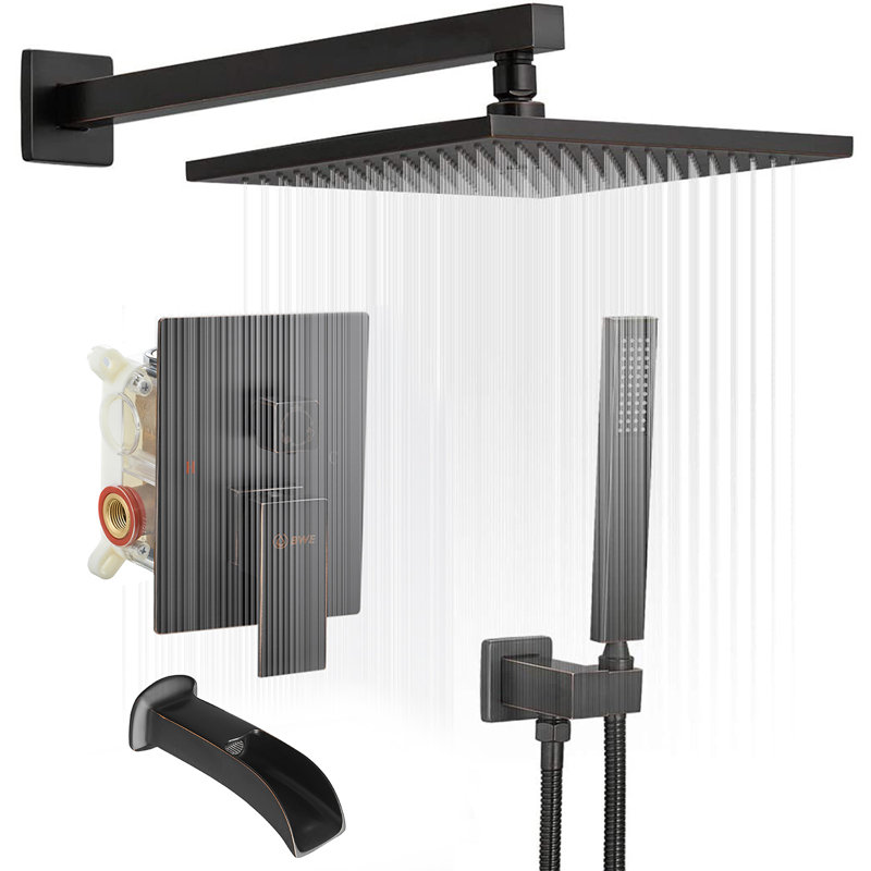 All-In-One Kit with Rough in-Valve,  Oil Rubbed Bronze