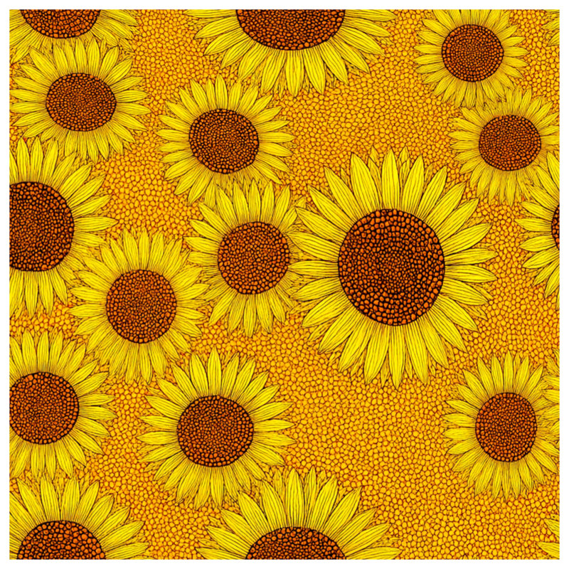 Rideau de douche tournesol - Bohème Boho, 70in W x 72in H