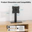 1Home Single Screen Desktop Mount