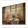 Beautiful View in To Moscow City - City Moscow Print on Natural Pine Wood