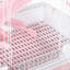 Cage mobile à six niveaux pour petits animaux avec système de rampe, rose chaud, L 32 po x l 20,75 po x H 59,75 po