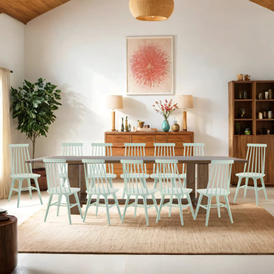 Ensemble de 8 chaises d'appoint Alvie