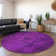 Premium Machine Washable Cerrito AMF554 Purple Rug