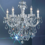 Gresham 5 - Light Glass Dimmable Classic / Traditional Chandelier