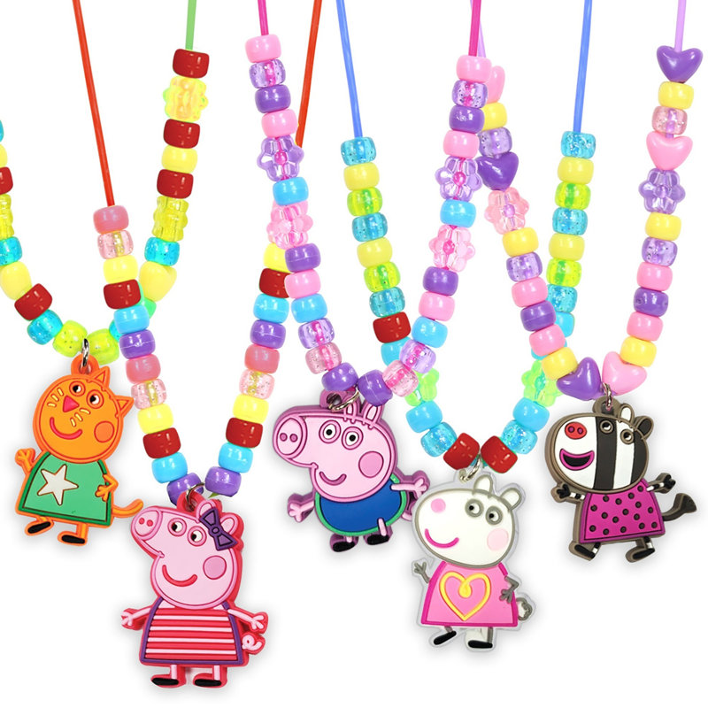 Ensemble d'activités pour collier: cochon Peppa