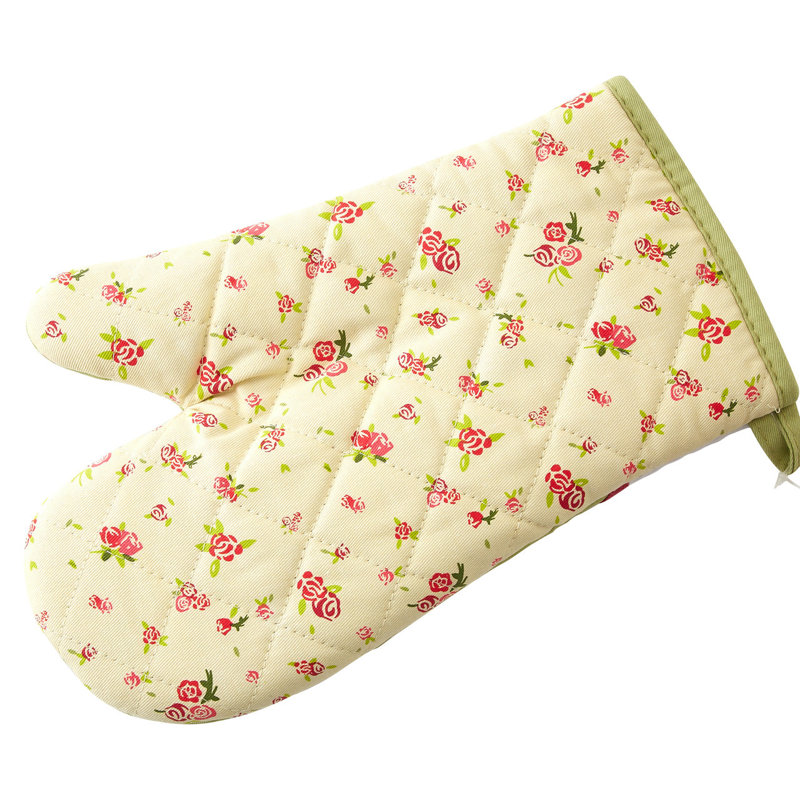 Lily Manor Gabbert Floral Cotton Oven Mitt