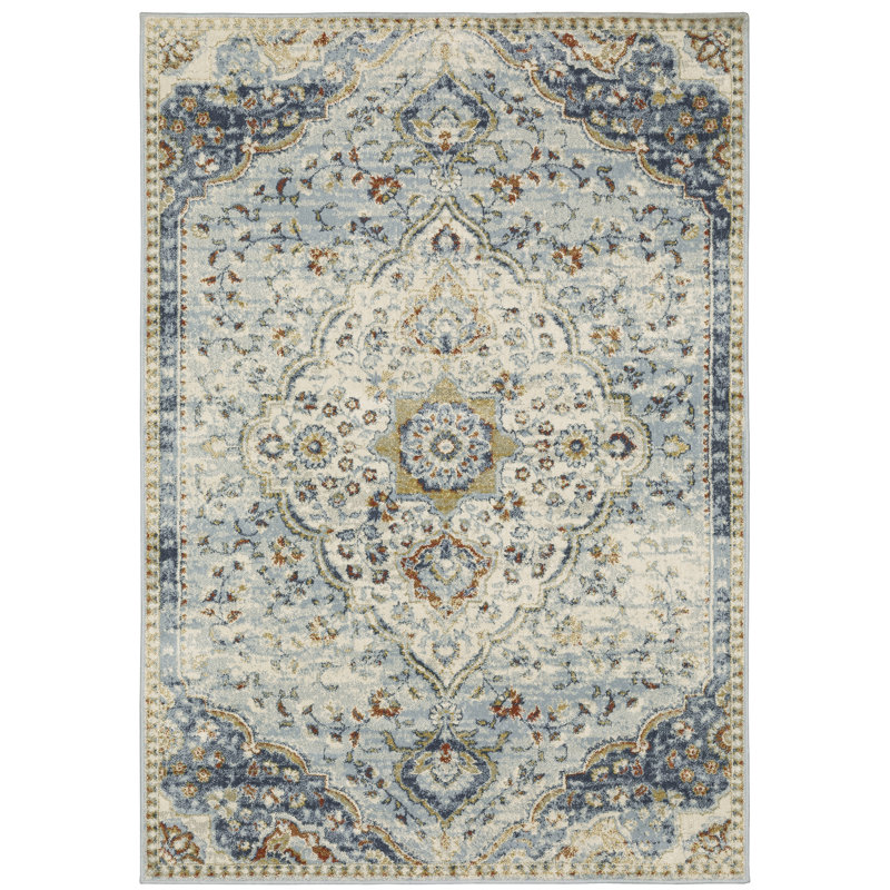 Howard Beach Oriental Indoor Rug, Rectangle 3'3" x 5'