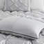 Ensemble d'édredon touffeté 7 pièces grand gris-136331689-136331691