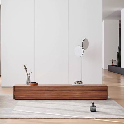 Primitive Zen-style minimalist TV cabinet