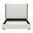 67.5" Tall Headboard Upholstered  Bed With Vertical Striped And Wingback Design, Box Spring Needed, Linen-140537740