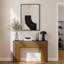 Console 47 po en bois moderne, table d'entrée, table de canapé - Design rustique et contemporain