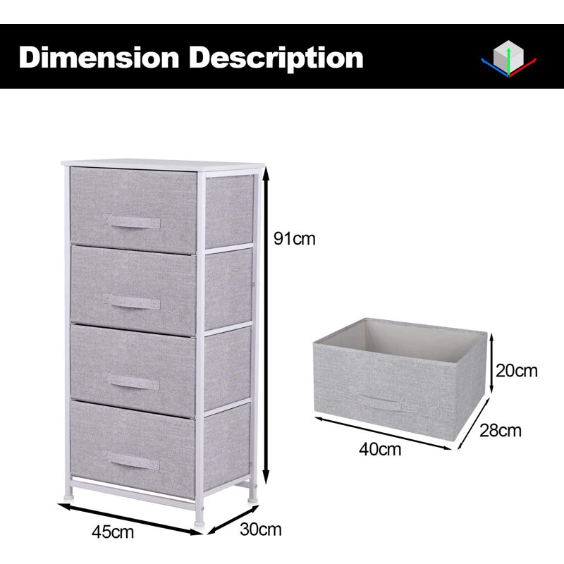 Flythe 4 Drawers Chest