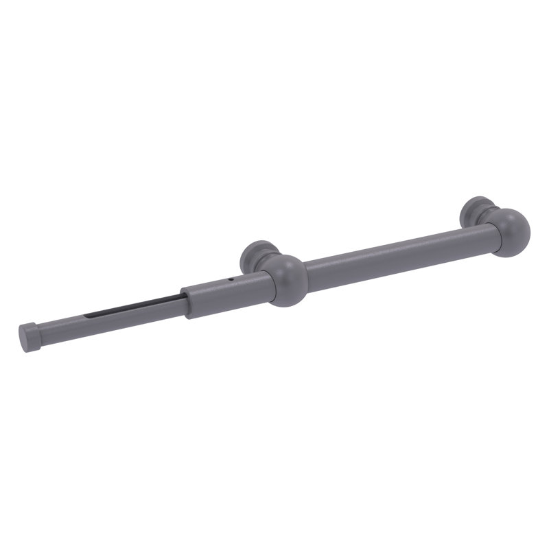 Tige de valet extensible de style traditionnel, Gris mat