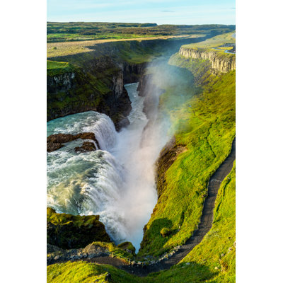 " Gullfoss Waterfall In Iceland "