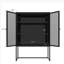 Buffet décoratif à 2 portes en acier Kerrin-1896542329