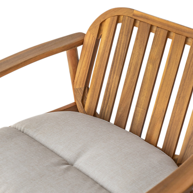 Fauteuil club avec coussin Meja, ensemble de 2